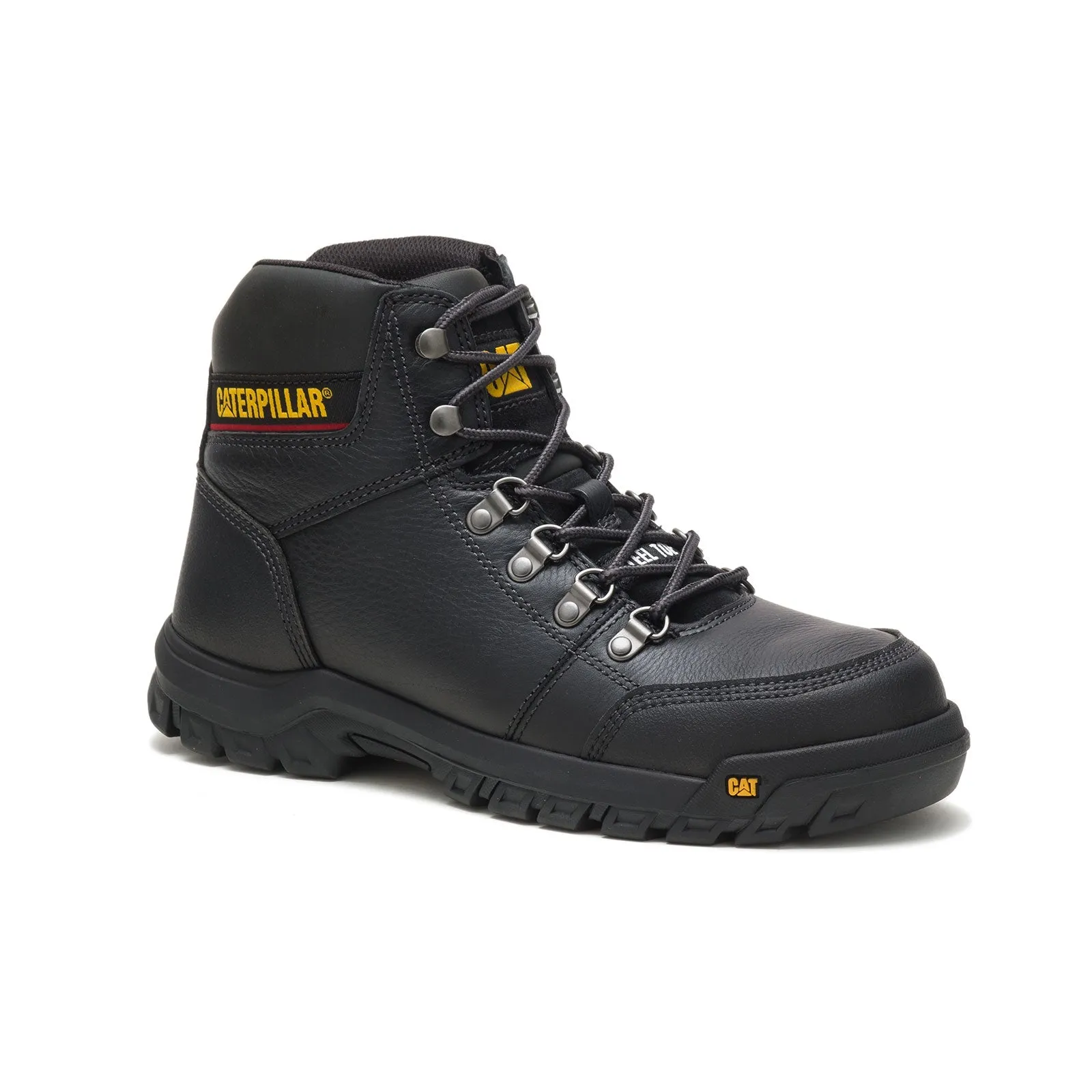 Outline Steel-Toe Work Boot Black