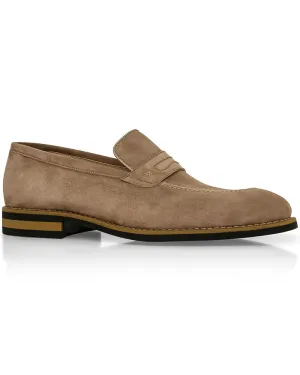 Palissandro Monaco Suede Penny Loafer
