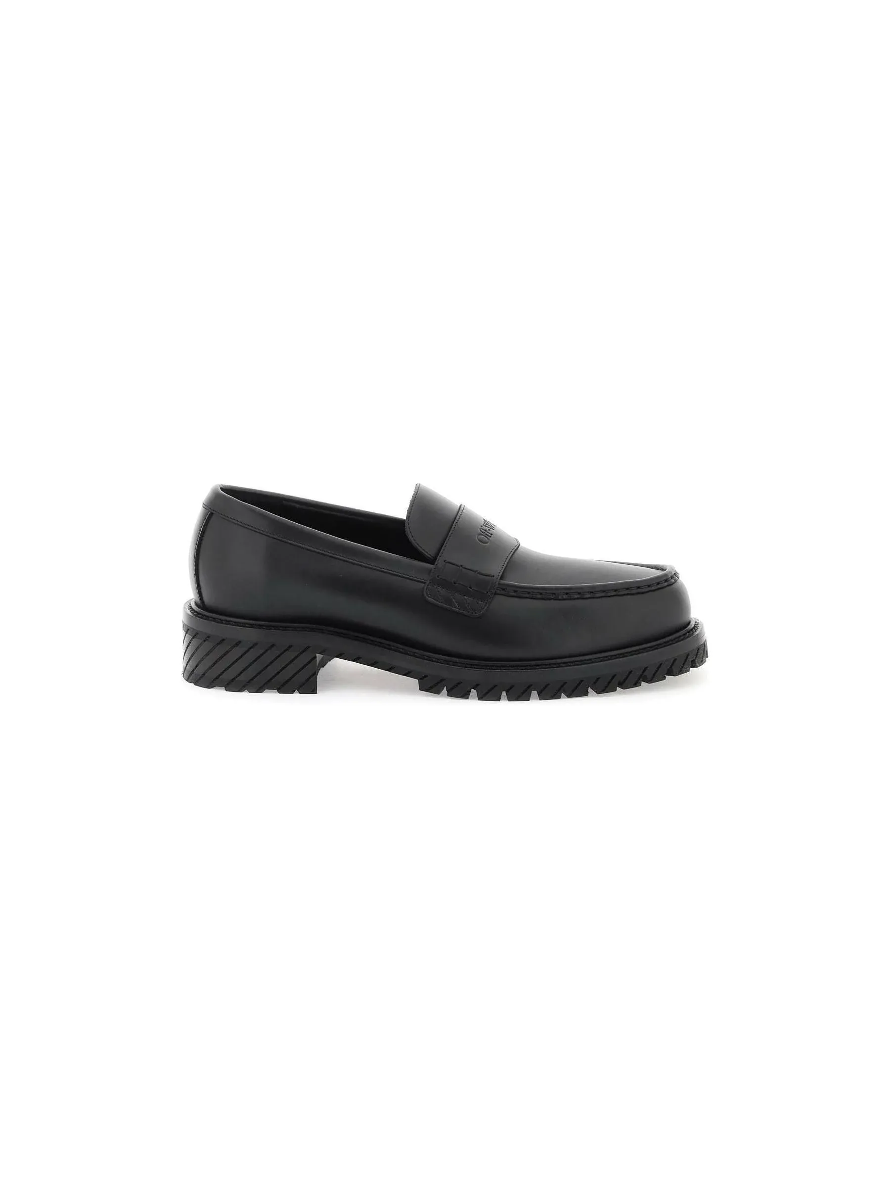Penny Chunky Leather Loafers