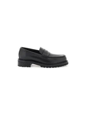 Penny Chunky Leather Loafers