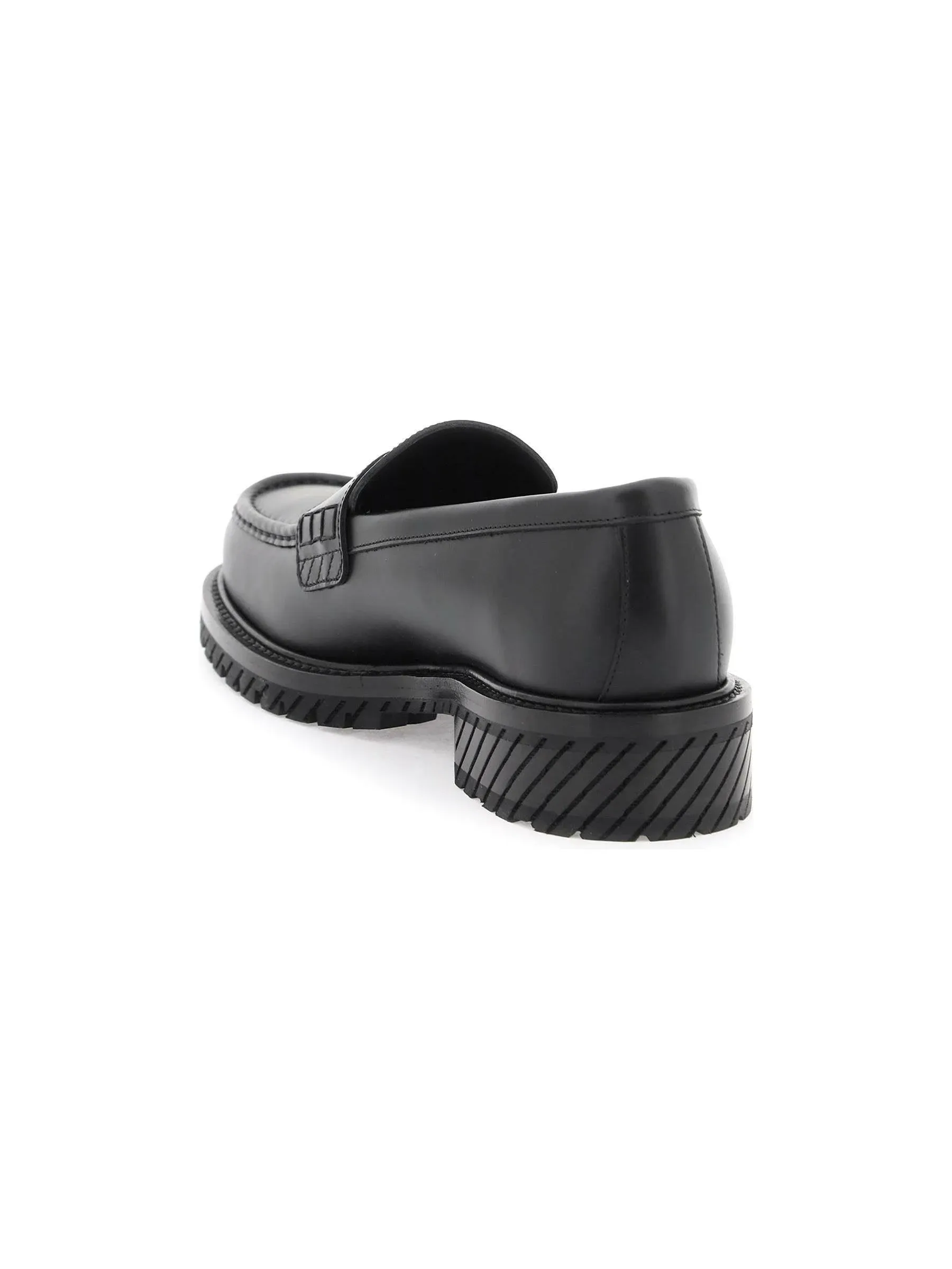 Penny Chunky Leather Loafers