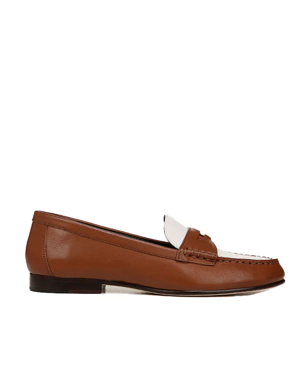 Penny Two Tone Loafer in Carmel and Lily