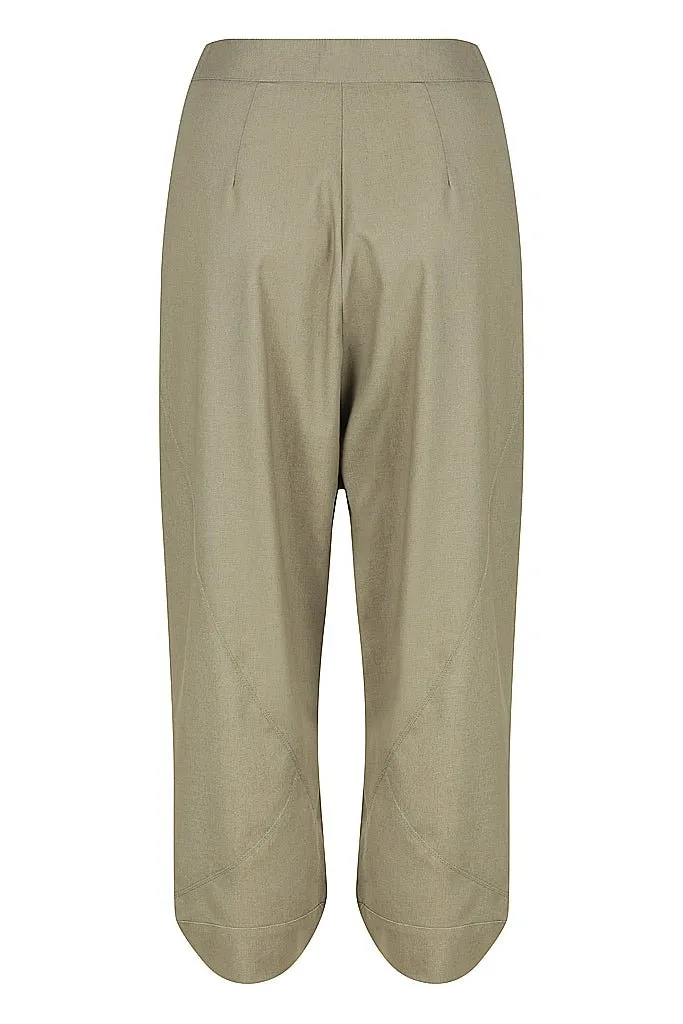 Peta Cocoon Pants- Olive