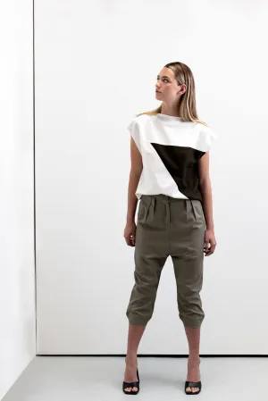 Peta Cocoon Pants- Olive