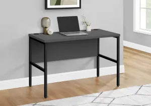 ProWork Executive Desk - 48 inch | Commercial Grade, Grey Laminate, Black Metal, Modern Design