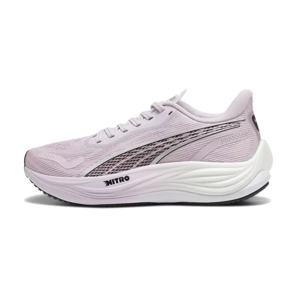 PUMA Women's Velocity NITRO 3 Radiant Run Grape Mist/PUMA Black