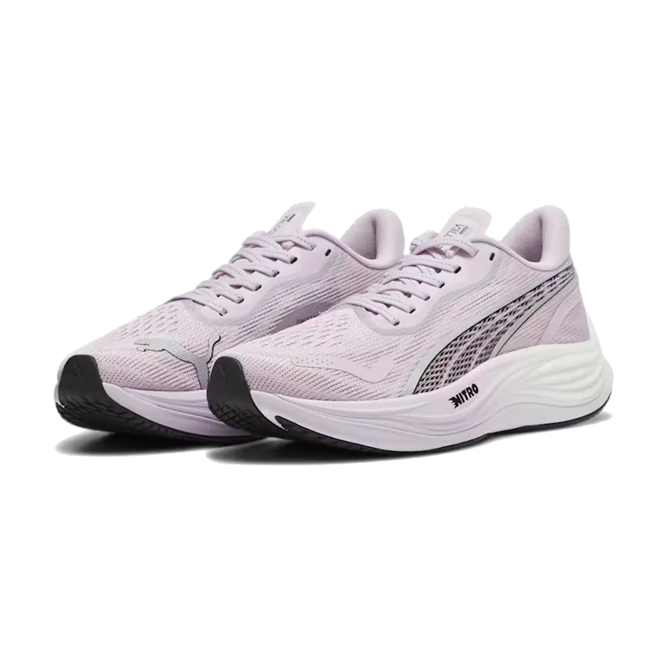 PUMA Women's Velocity NITRO 3 Radiant Run Grape Mist/PUMA Black