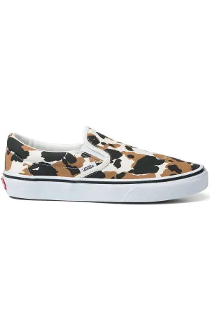 (Q5Dmul) Classic Slip On Shoes   Cow Multi