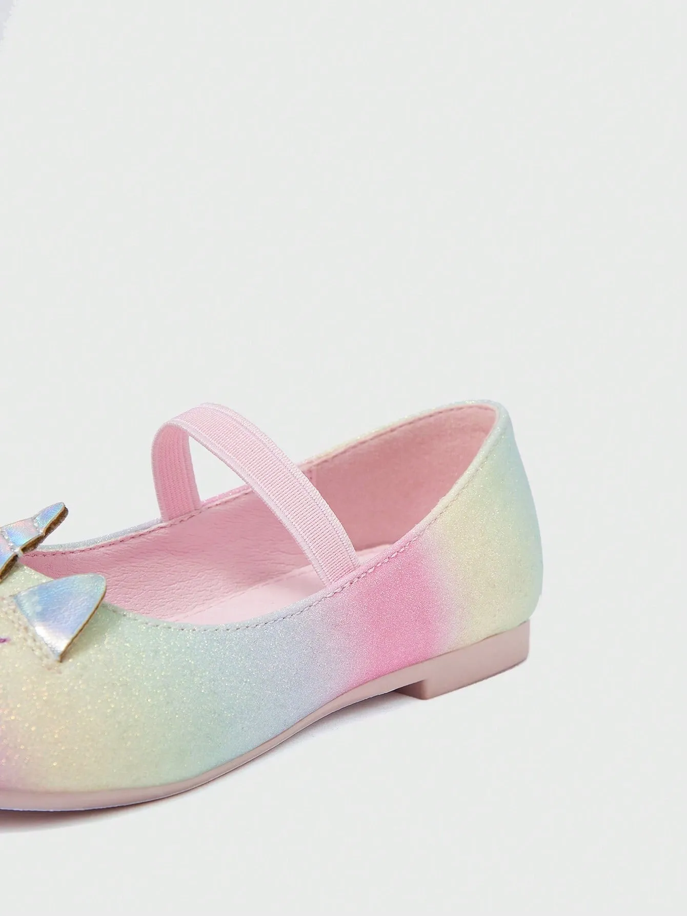 Rainbow Style Cartoon Unicorn Flat Shoes