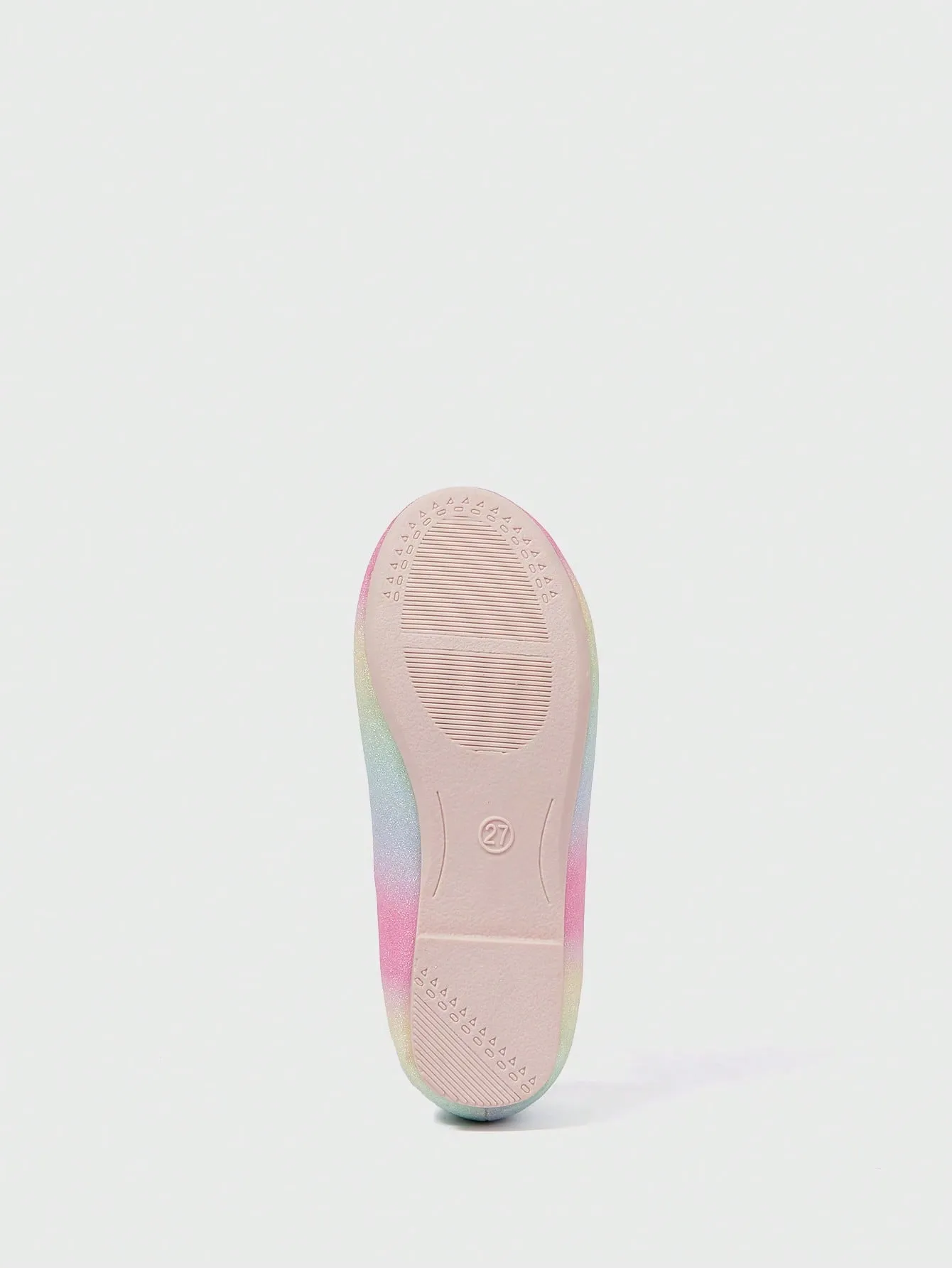 Rainbow Style Cartoon Unicorn Flat Shoes