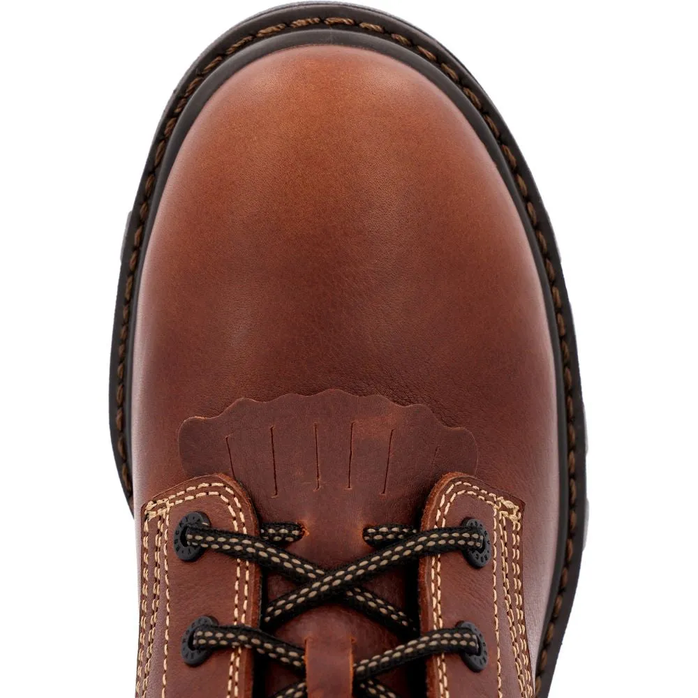 'Rocky' Men's 9" Rams Horn EH WP Logger Soft Toe - Brown