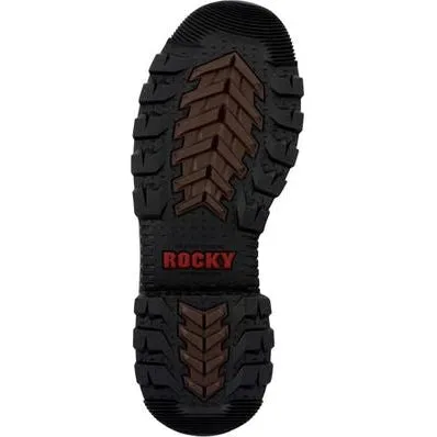 Rocky Men's Rams Horn 11" Soft Toe WP Work Boot -Crazy Horse- RKK0441