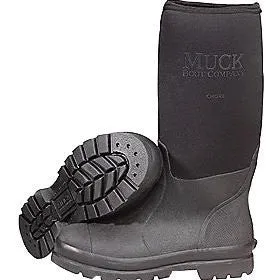Servus By Honeywell Size 12 Muck Chore Black 16" Insulated Rubber Workboots With Steel Toe