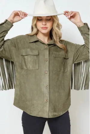 Sierra Suede Fringe Jacket