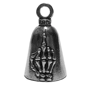 Skeleton Middle Finger Guardian Angel Bell
