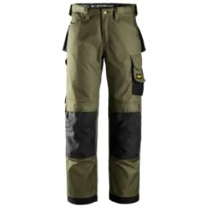 Snickers&#x20;3312&#x20;Craftsmen,&#x20;Work&#x20;Trousers&#x20;DuraTwill&#x20;-&#x20;Olive&#x20;Green