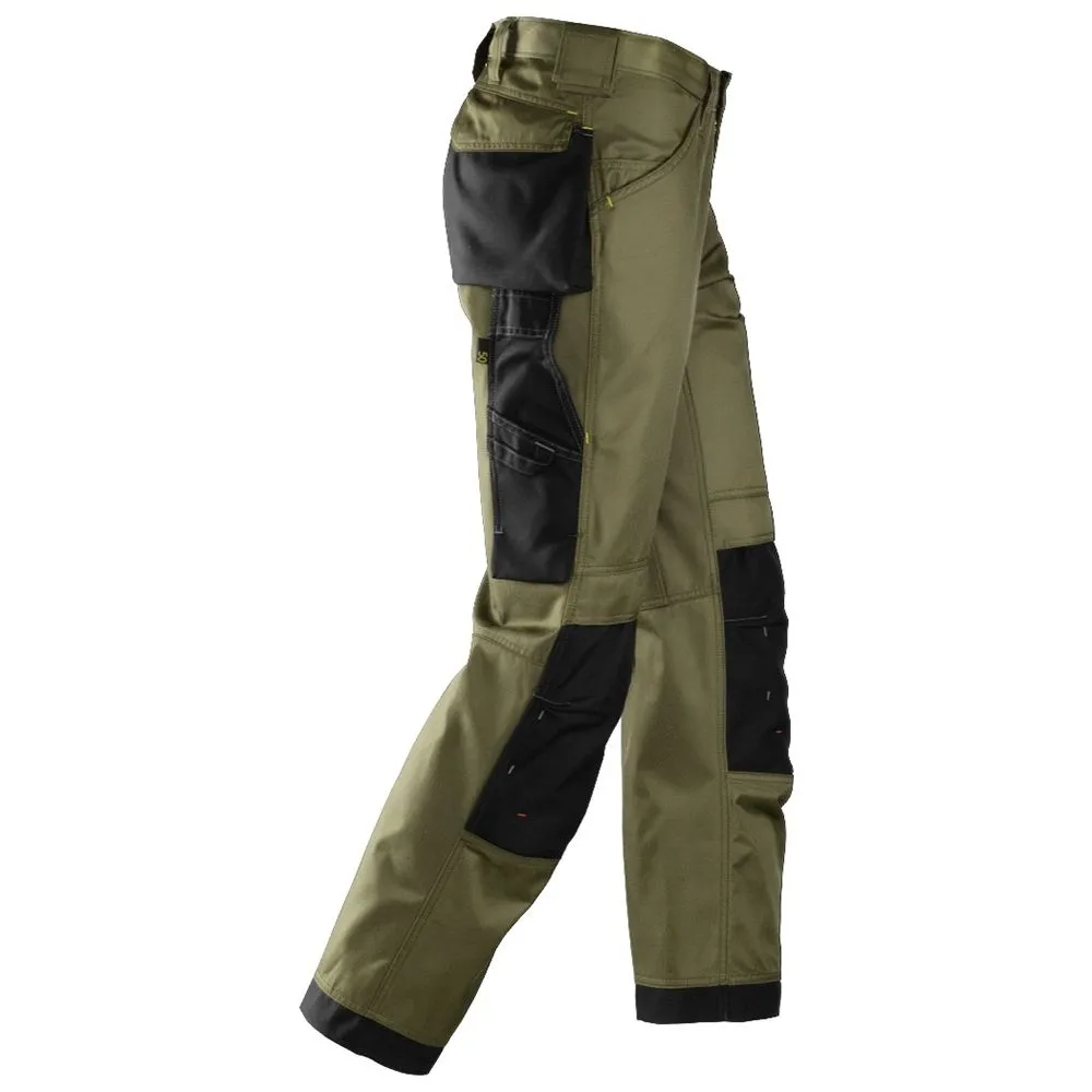 Snickers&#x20;3312&#x20;Craftsmen,&#x20;Work&#x20;Trousers&#x20;DuraTwill&#x20;-&#x20;Olive&#x20;Green