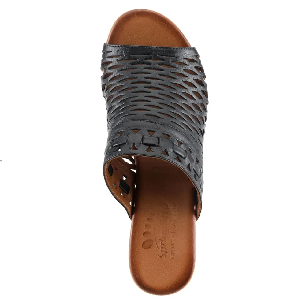 Spring Step Shoes Anika Leather Slide Sandals