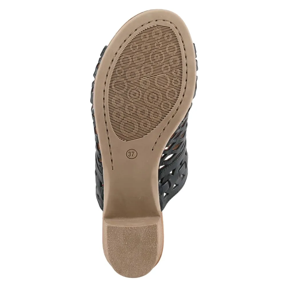 Spring Step Shoes Anika Leather Slide Sandals