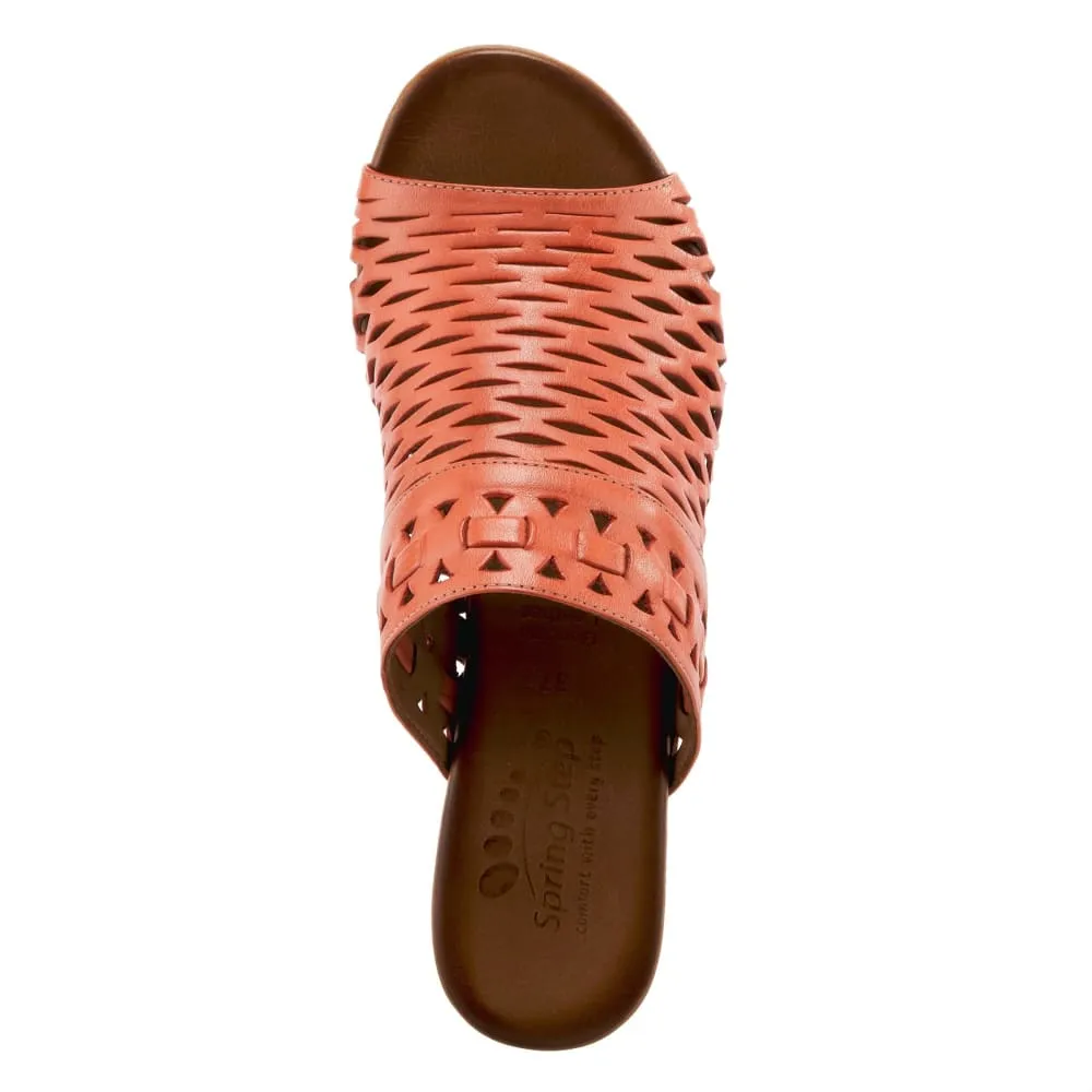 Spring Step Shoes Anika Leather Slide Sandals