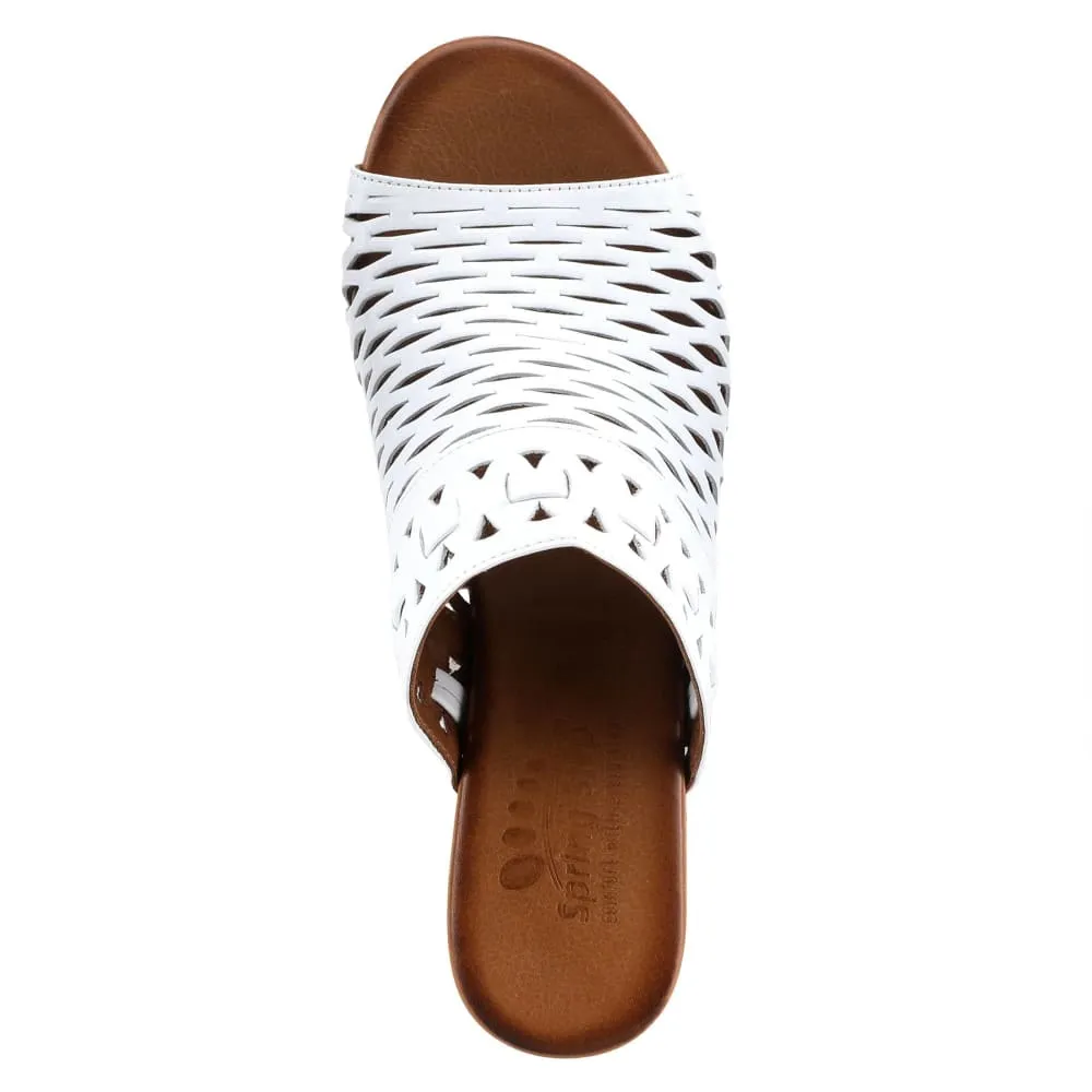 Spring Step Shoes Anika Leather Slide Sandals