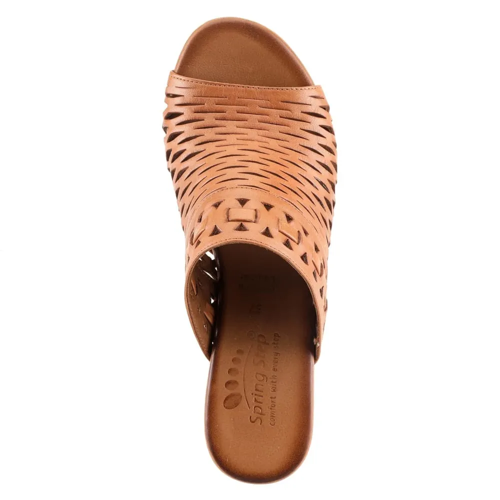 Spring Step Shoes Anika Leather Slide Sandals