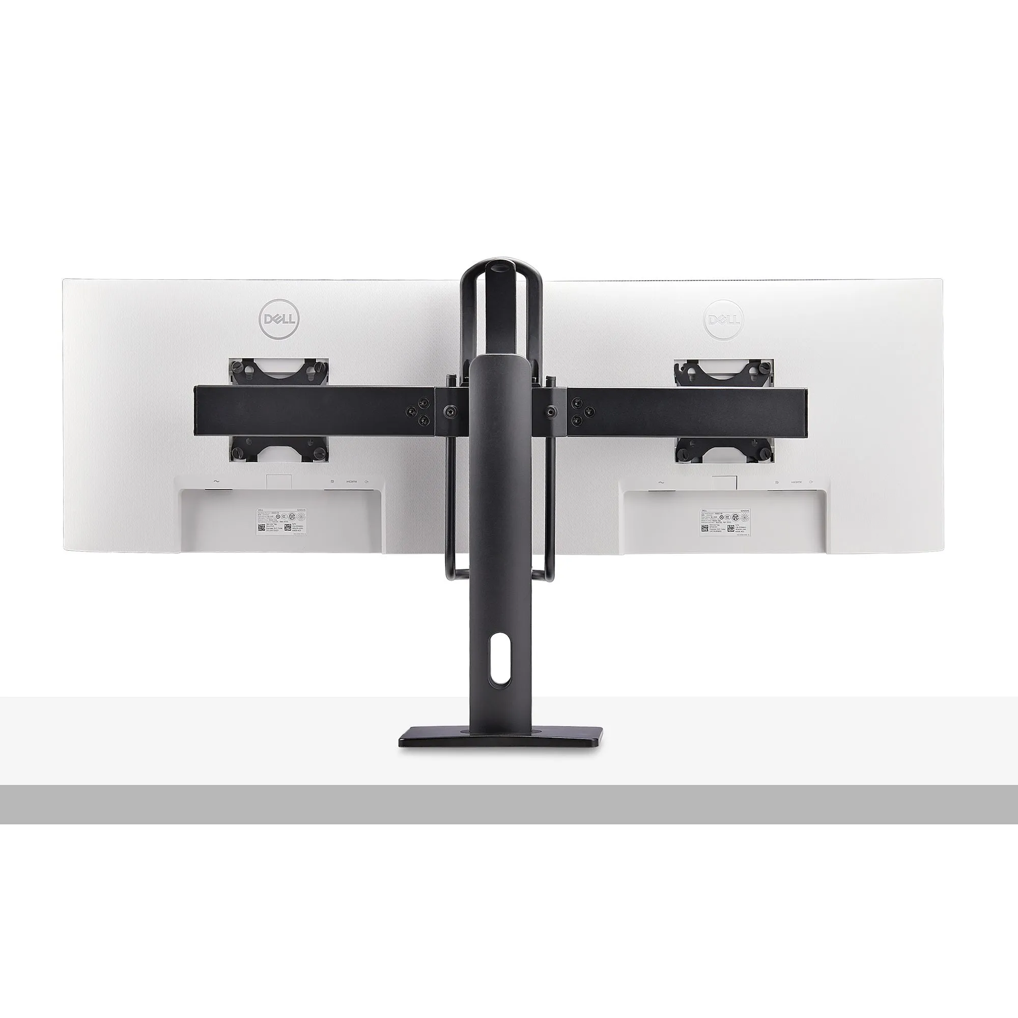 Startech.Com Crossbar Dual Monitor Desk Stand, Double 27Inch Screens/Vesa Stand - For 2 Monitors - Black