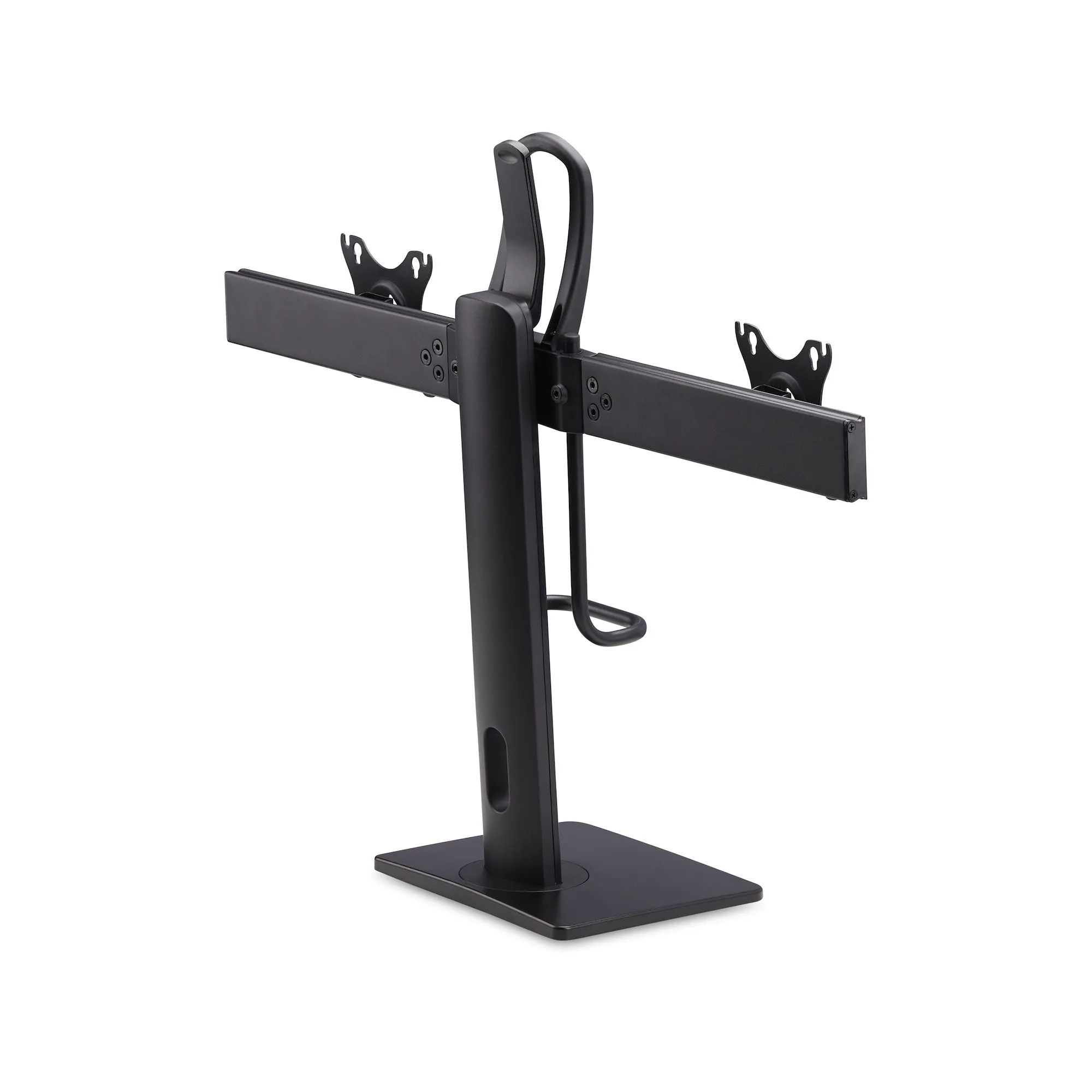 Startech.Com Crossbar Dual Monitor Desk Stand, Double 27Inch Screens/Vesa Stand - For 2 Monitors - Black