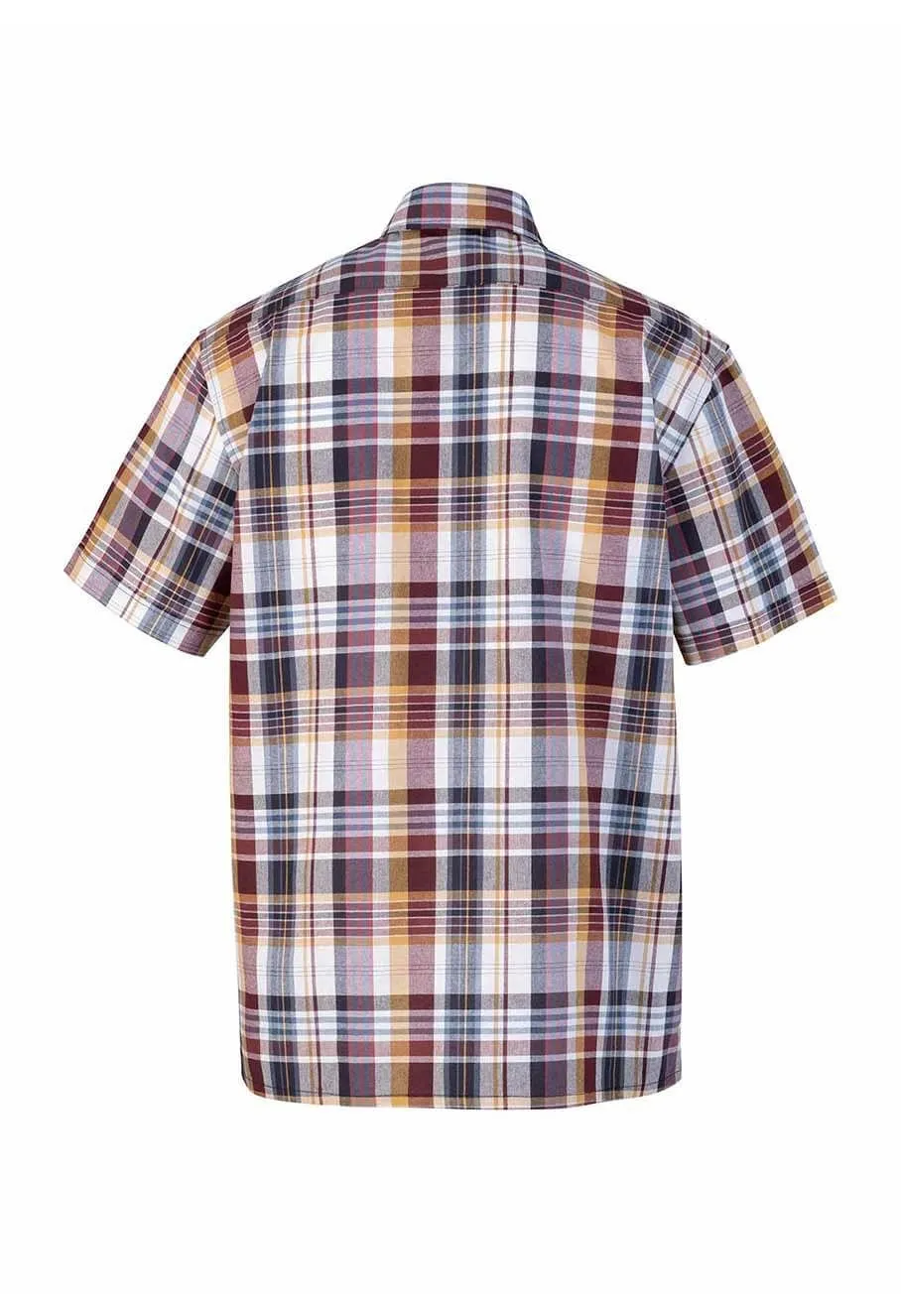 Storvik&#x20;Farsund&#x20;Work&#x20;Shirt&#x20;Cotton&#x20;-&#x20;Red&#x20;Plaid