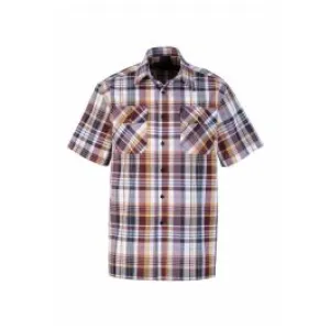 Storvik&#x20;Farsund&#x20;Work&#x20;Shirt&#x20;Cotton&#x20;-&#x20;Red&#x20;Plaid