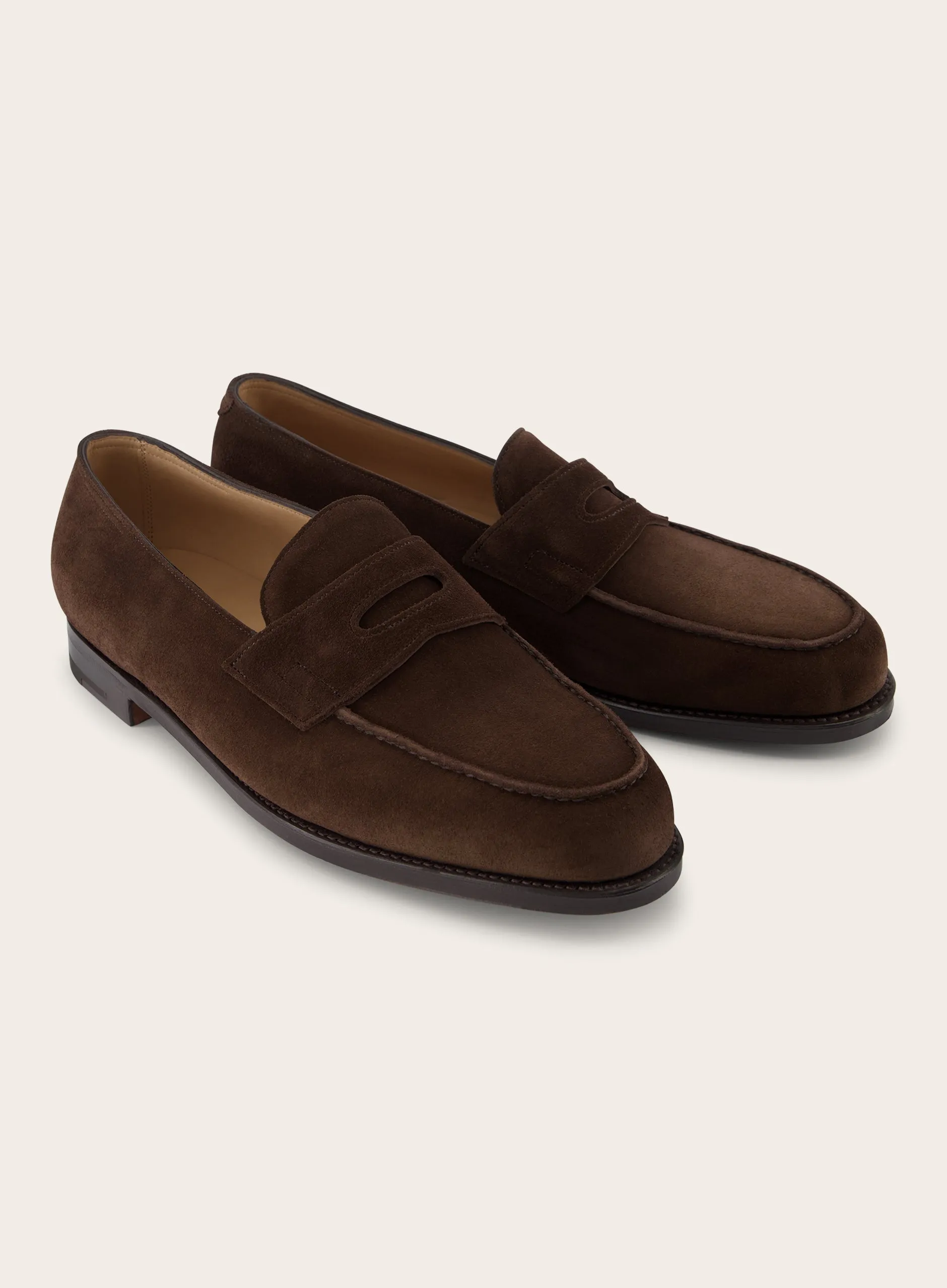 Suède Lopez penny loafers
