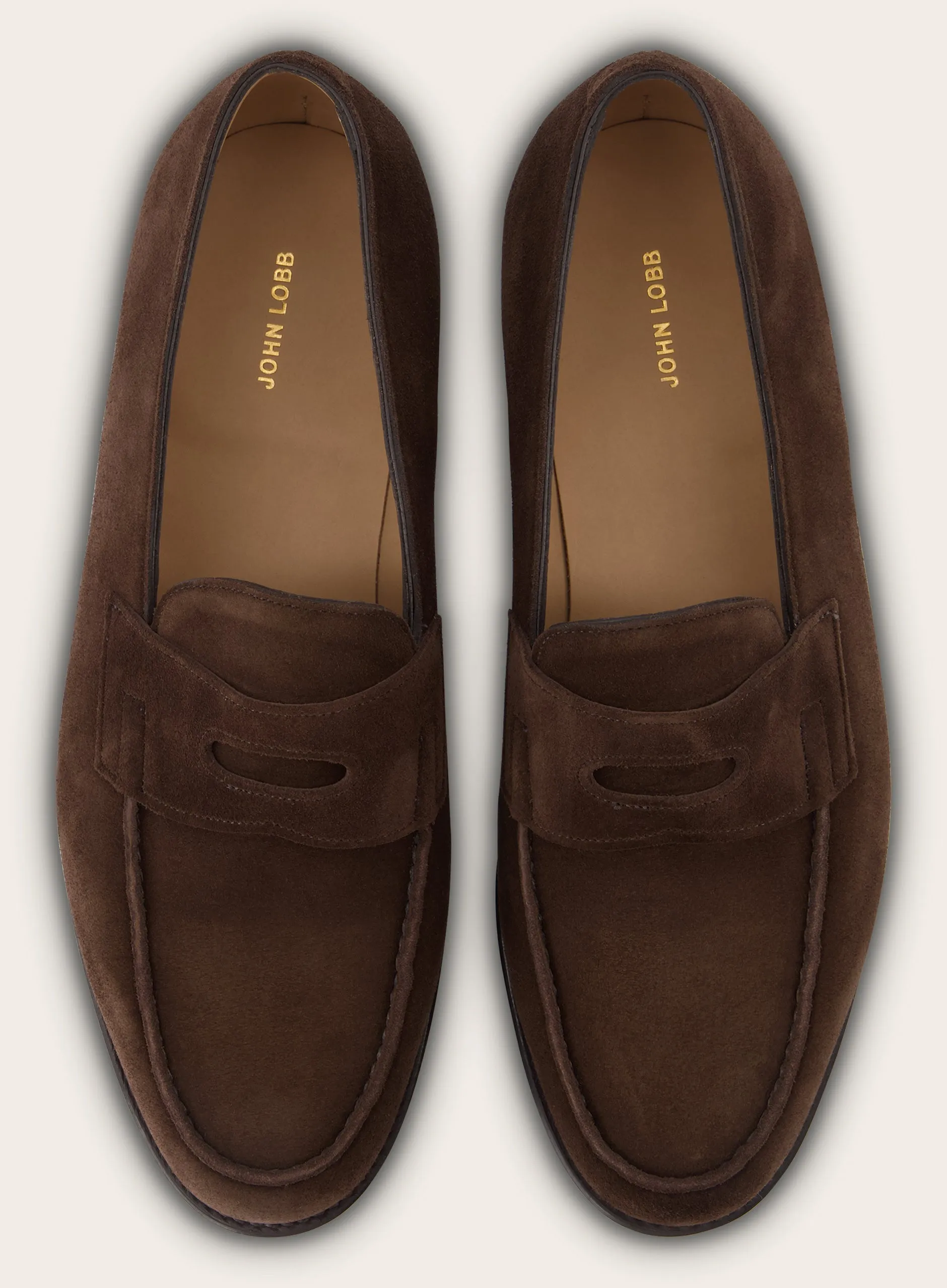 Suède Lopez penny loafers