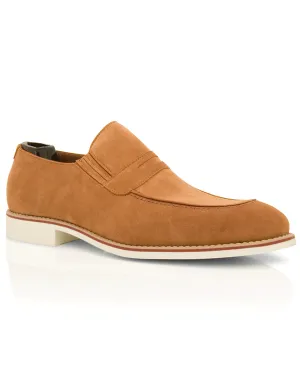 Suede Monaco Loafer in Tan