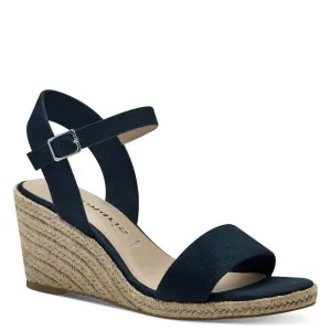 Tamaris Womens Navy High-Heel Sandal 1-28300-42