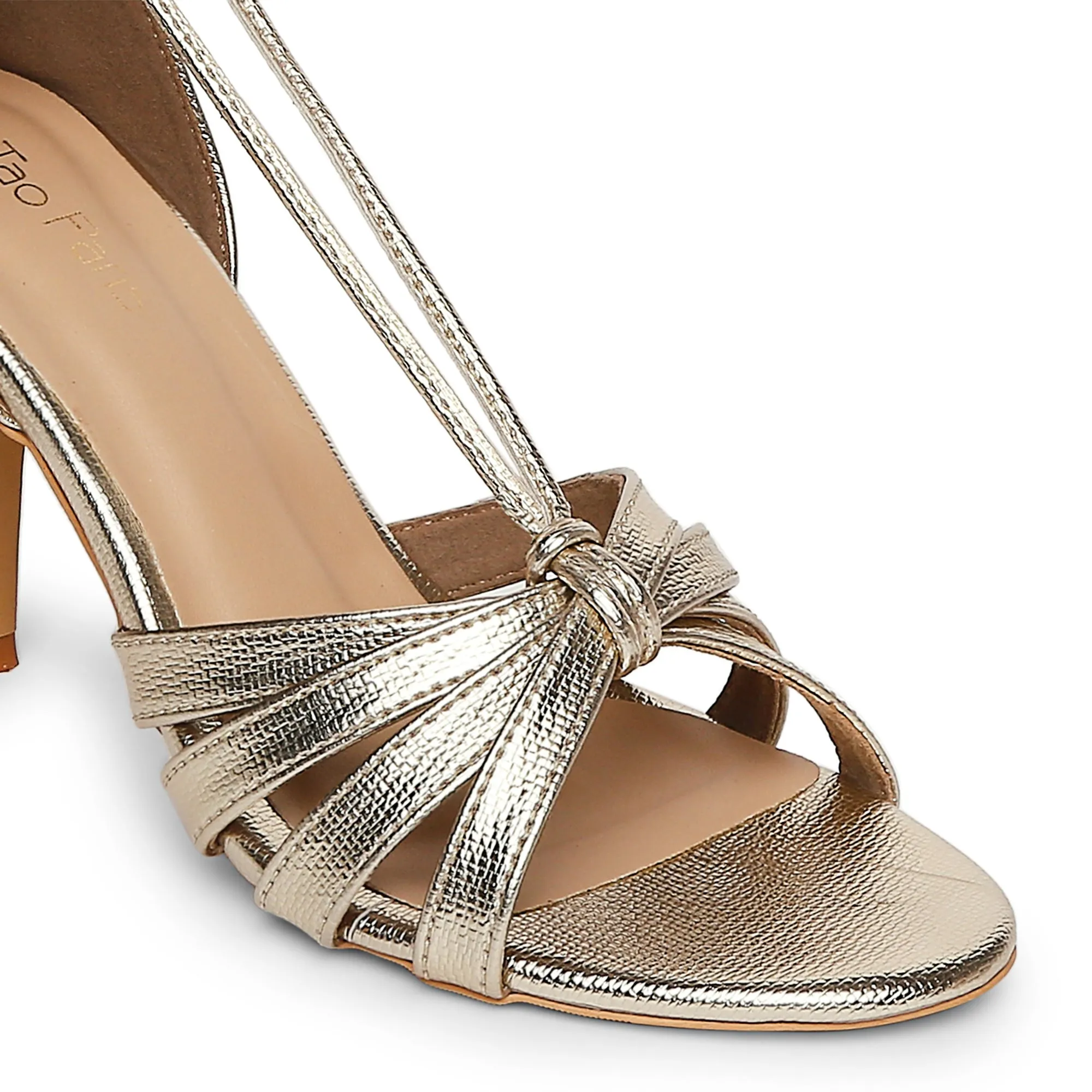 Tao Paris Fia 10009-01 Detailing Gold Sandals