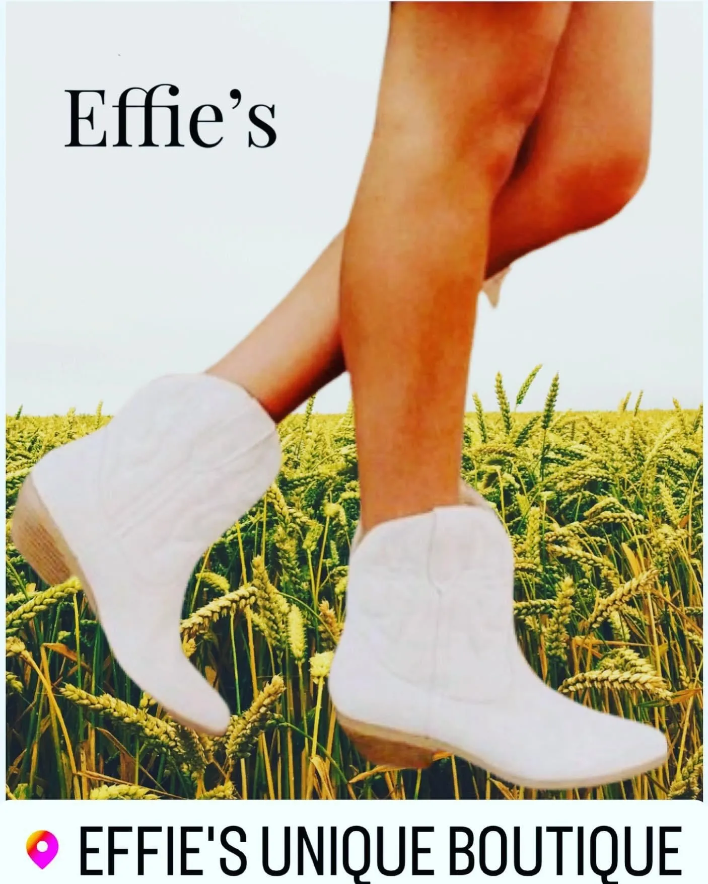 The Sidewinder Shortie White Boots