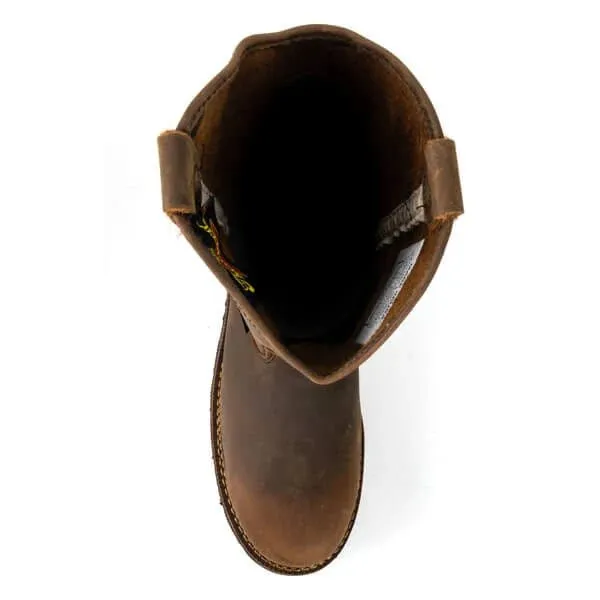 Thorogood 11" Steel Toe Wellingtons 804-3310 - Crazyhorse Brown