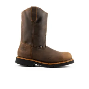 Thorogood 11" Steel Toe Wellingtons 804-3310 - Crazyhorse Brown