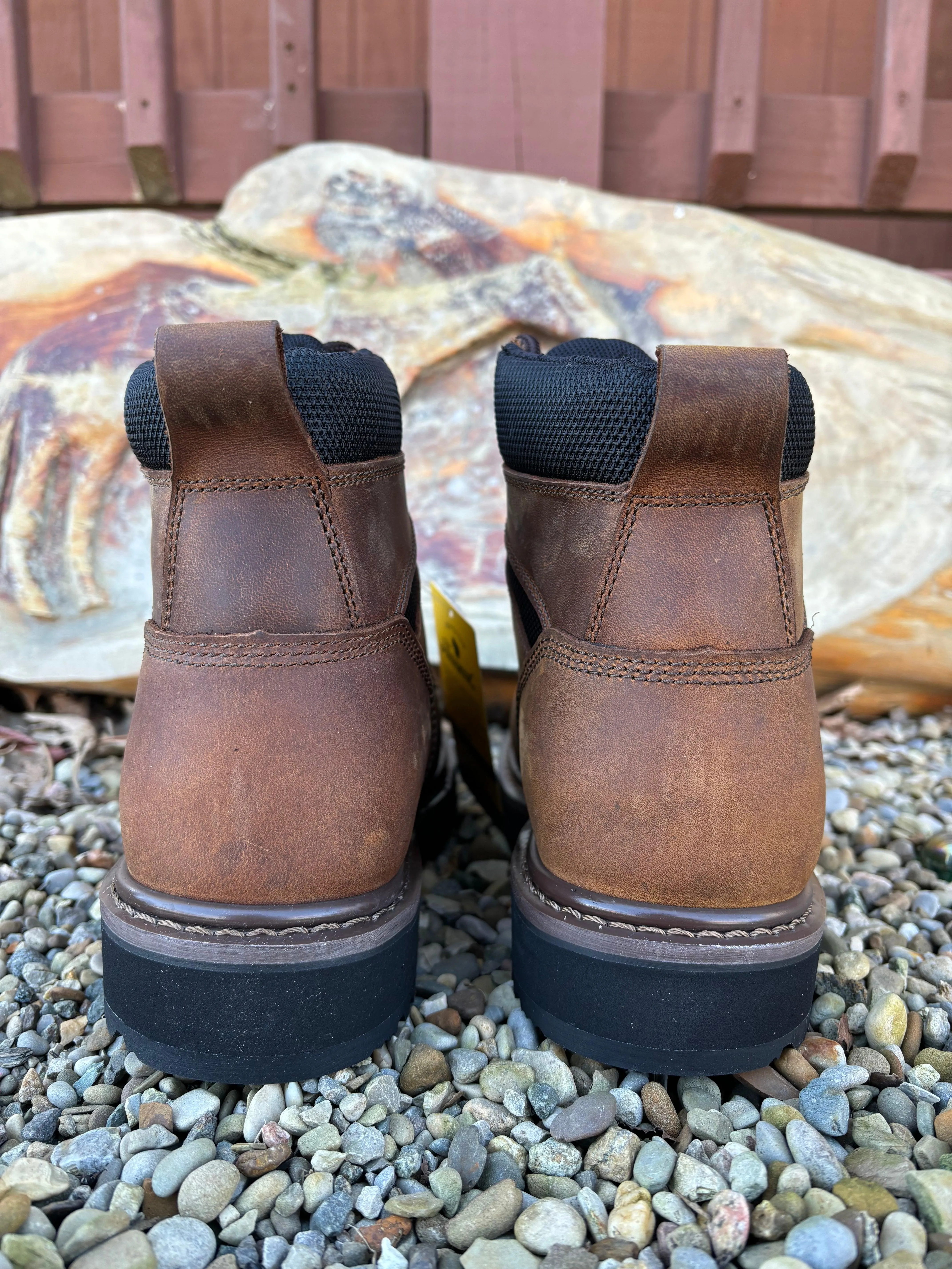 Thorogood Men's Job-Site Series 6” Crazyhorse Waterproof Safety Toe Work Boots 804-4143