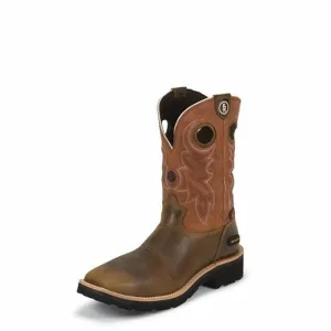 Tony Lama Men's Work Midland Rust Boots WaterProof Composite Toe TW3300