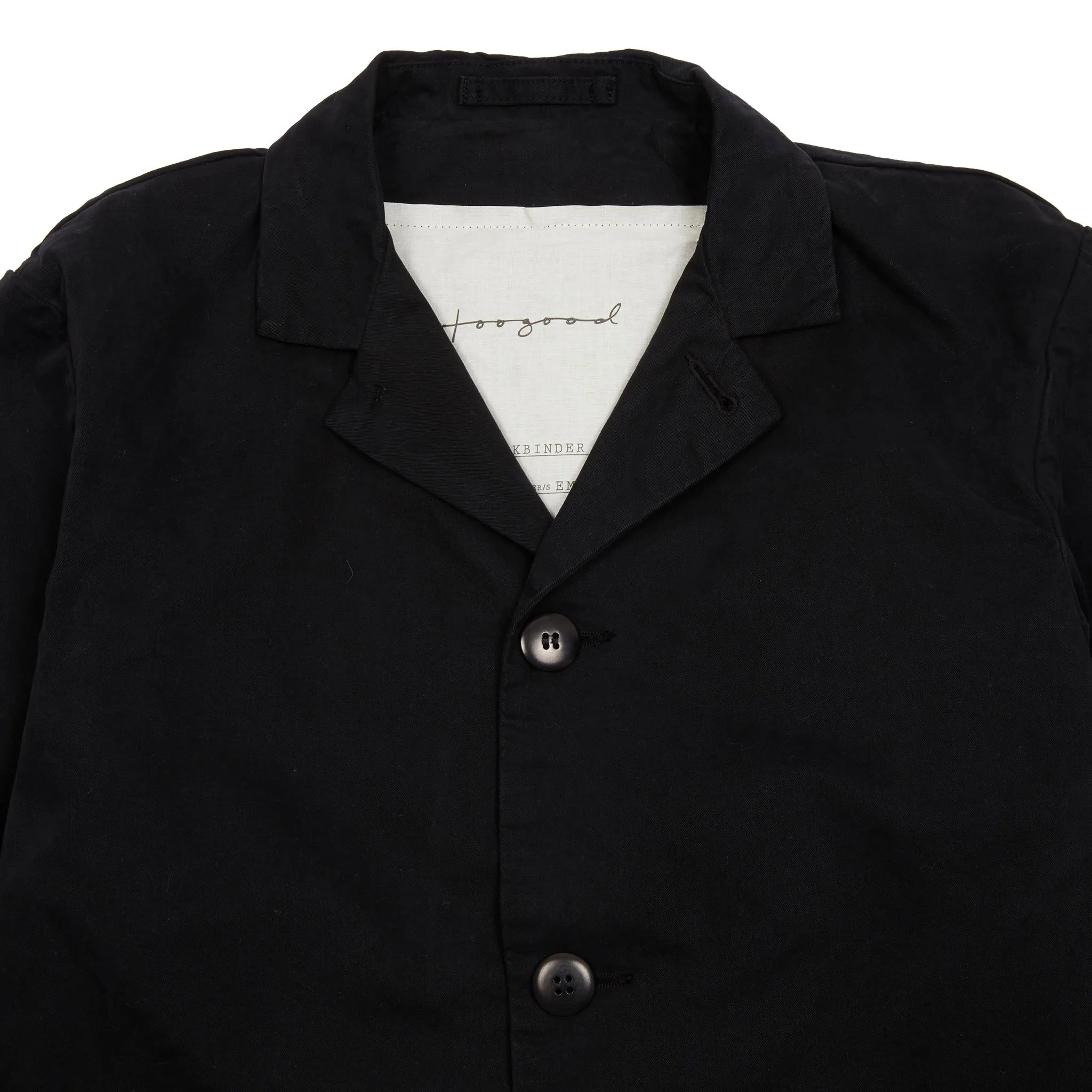 Toogood Bookbinder Jacket in Work Twill Flint