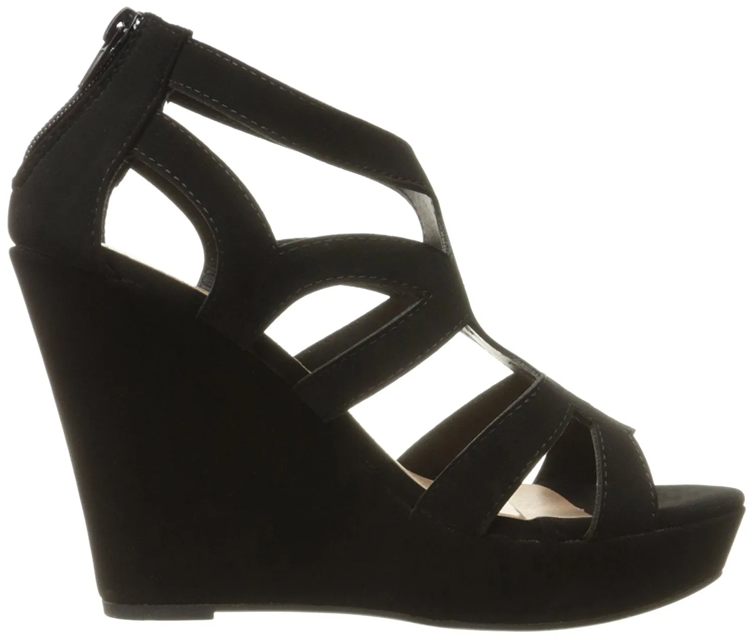 Top Moda Womens Ella-15 Fashion Wedge Sandals