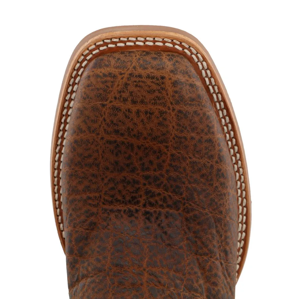 'Twisted X' Men's 14" Ruff Stock Western Square Toe - Elephant / Blue