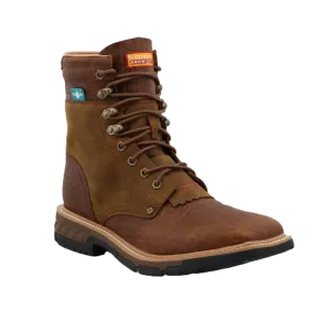 Twisted X® Men's 8" CellStretch Lacer Distressed Brown Boots MXLW001