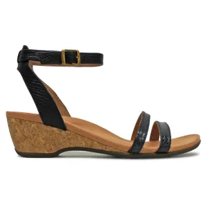 Vionic Orlanda Leather Women's Wedge Sole Sandals