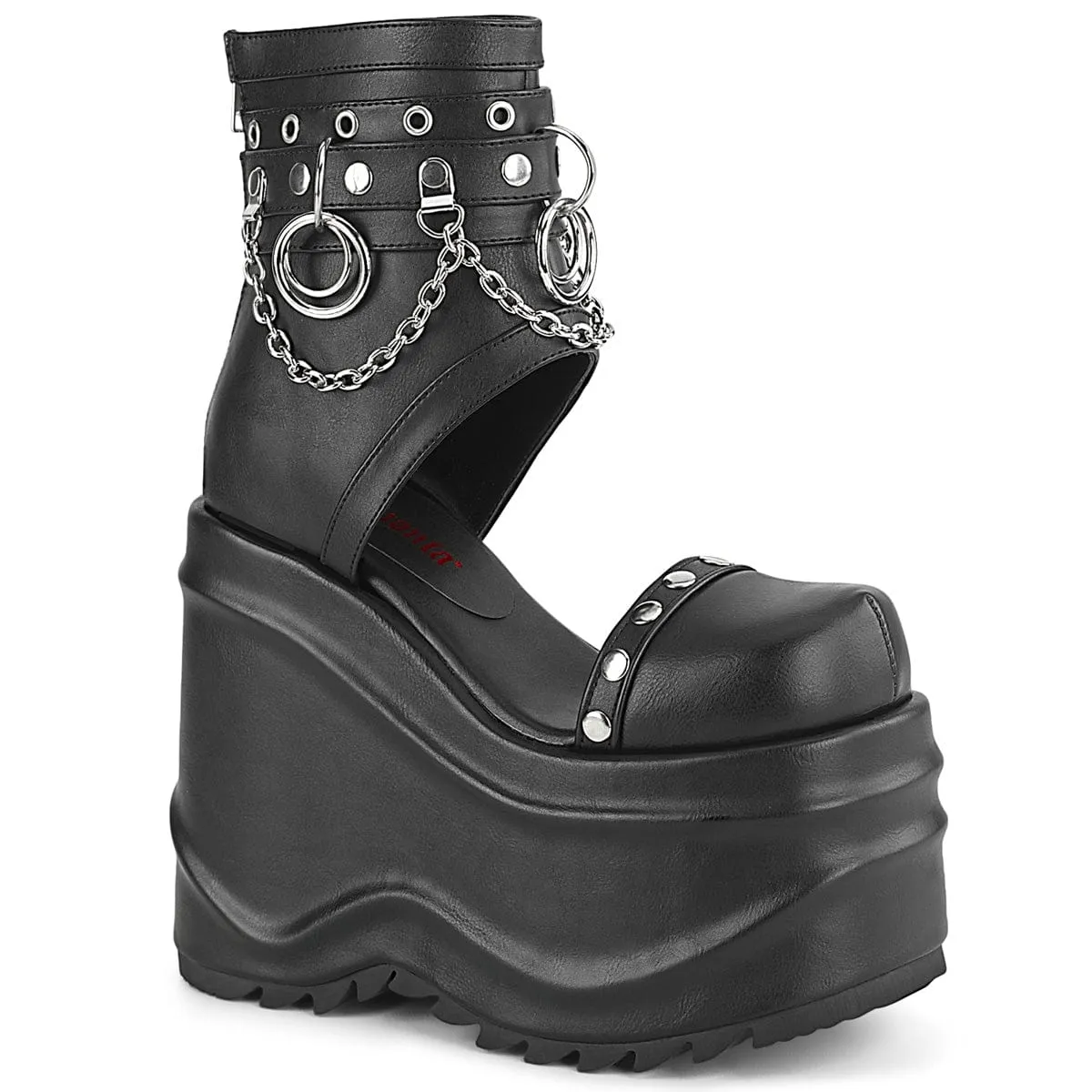 WAVE-22 Black Vegan Leather