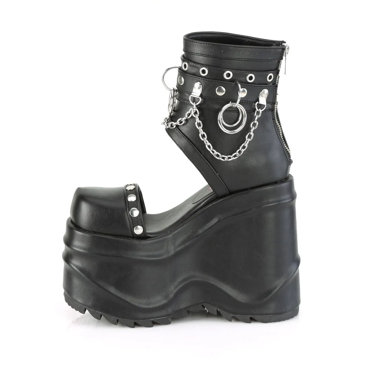 WAVE-22 Black Vegan Leather