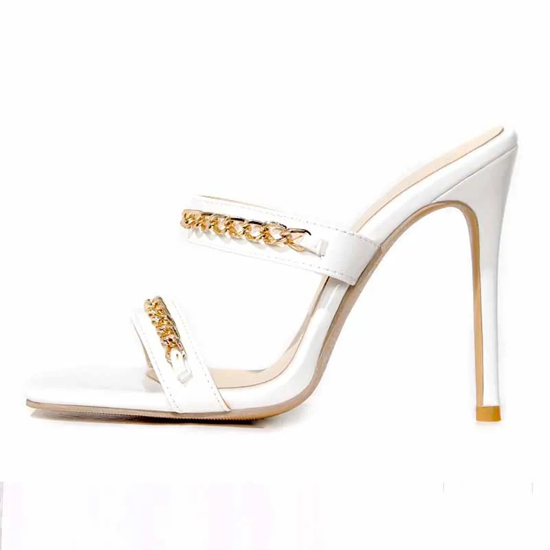 White Wedding High Heels Sandals Shoes for a Bridal to Wear to a Summer Wedding
