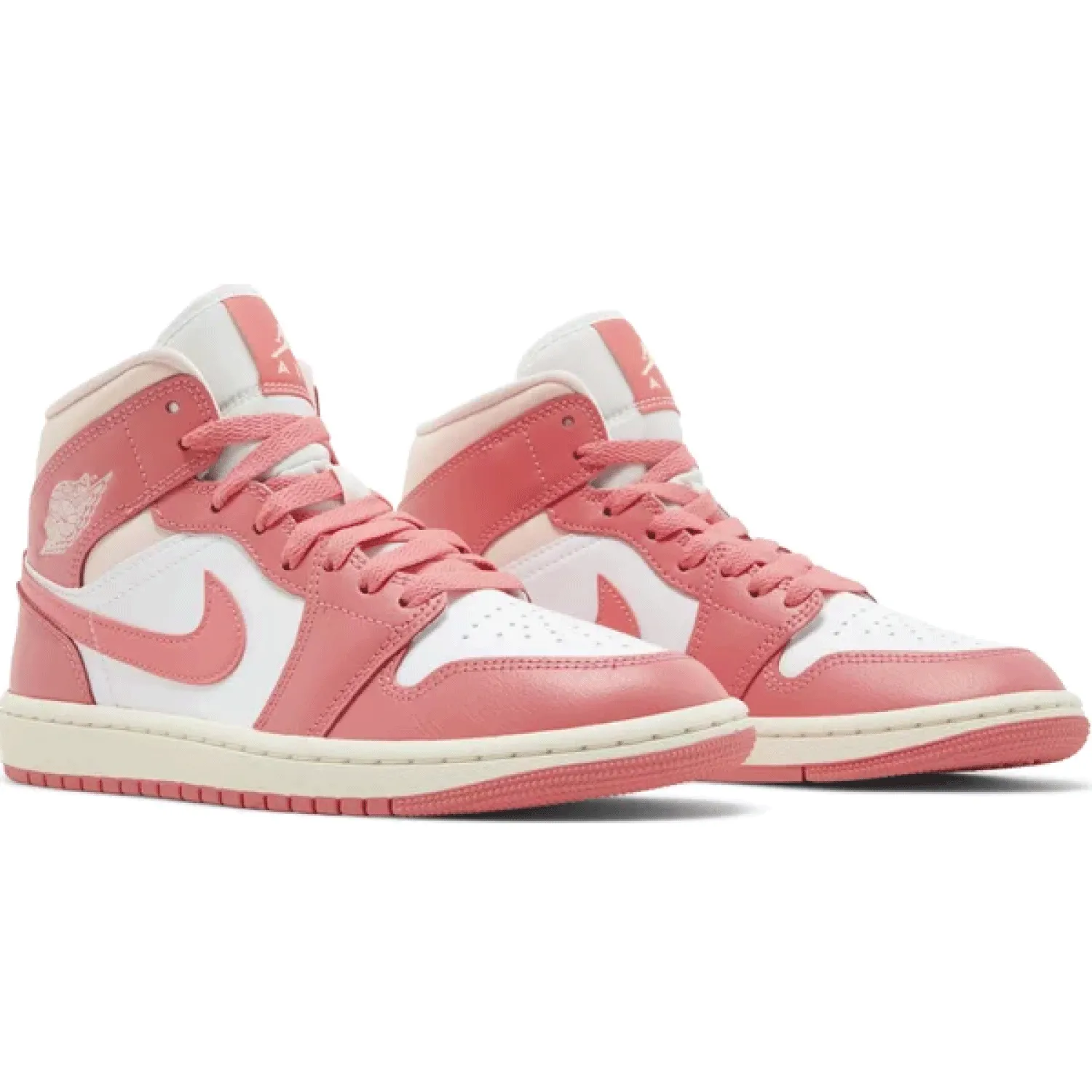 Wmns Air Jordan 1 Mid 'Strawberries and Cream'
