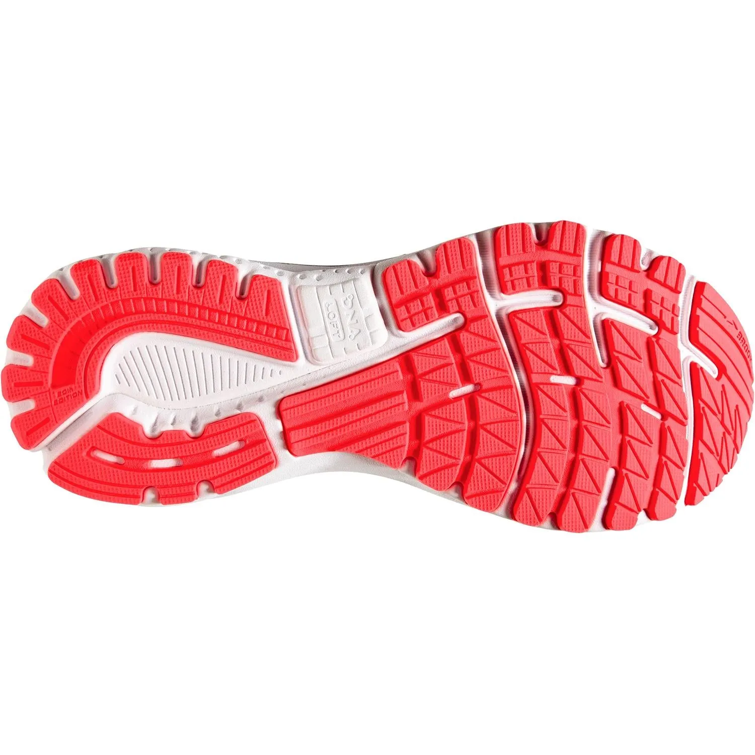 Women's Brooks Adrenaline GTS 20 Black/White/Fiery Coral Mesh